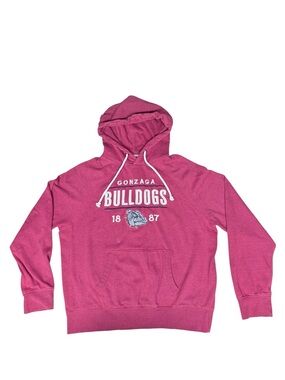 💙❤️ Gonzaga Bulldogs Vintage-Inspired Embroidered Logo Hoodie ❤️💙